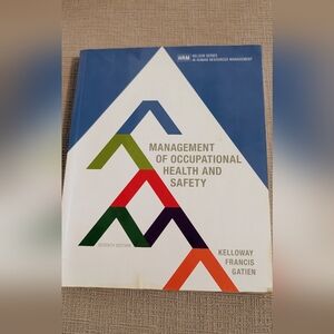 Management of Occupational Health and Safety Book